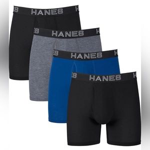 Hanes Mens Tagless Boxer Briefs